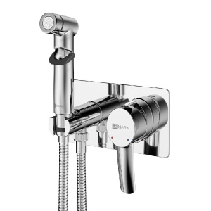 Смеситель с гигиеническим душем, встраиваемый