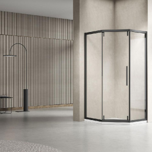 Душевой уголок, пятиугольный, 100 см х 100 см
