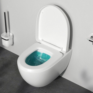 Унитаз подвесной с сиденьем микролифт, белый