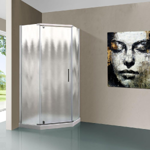 Душевой уголок, пятиугольный 90 см х 90 см