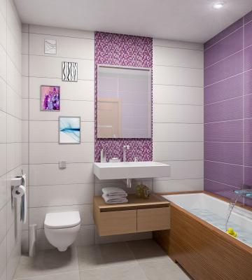 Violet Bathroom