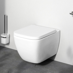 Унитаз подвесной, торнадо безободковый с сиденьем микролифт