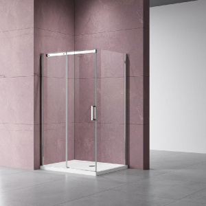 Душевой уголок, 110 см х 80 см