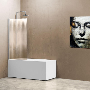 Шторка на ванну, 80 см х 140 см