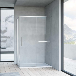 Душевой уголок, 110 см х 80 см