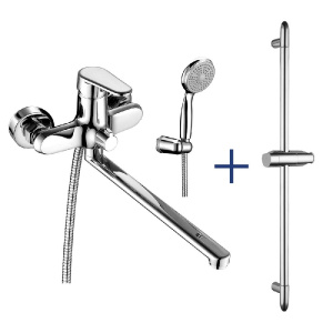 Комплект: смеситель для ванны и душа